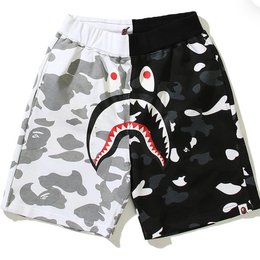 Bape Shark Camouflage shorts
